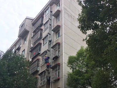 精美湘潭建設(shè)之小區(qū)外墻粉刷